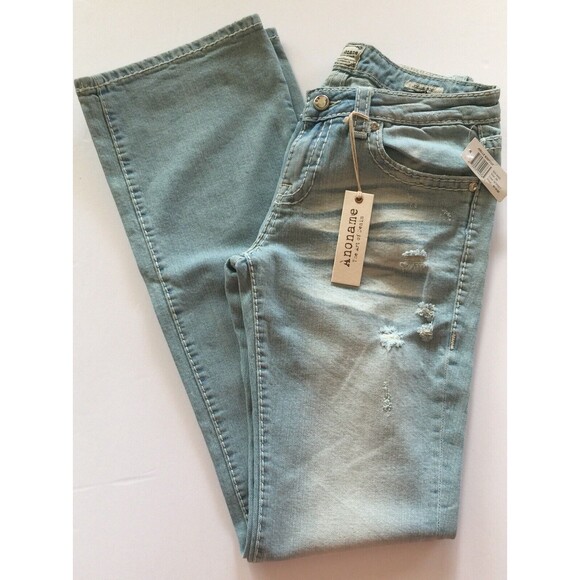 ANONAME Light Blue Ripped‎ Jeans Women's  Size 28  Joelle Boot  Msrp $110 - Picture 9 of 12